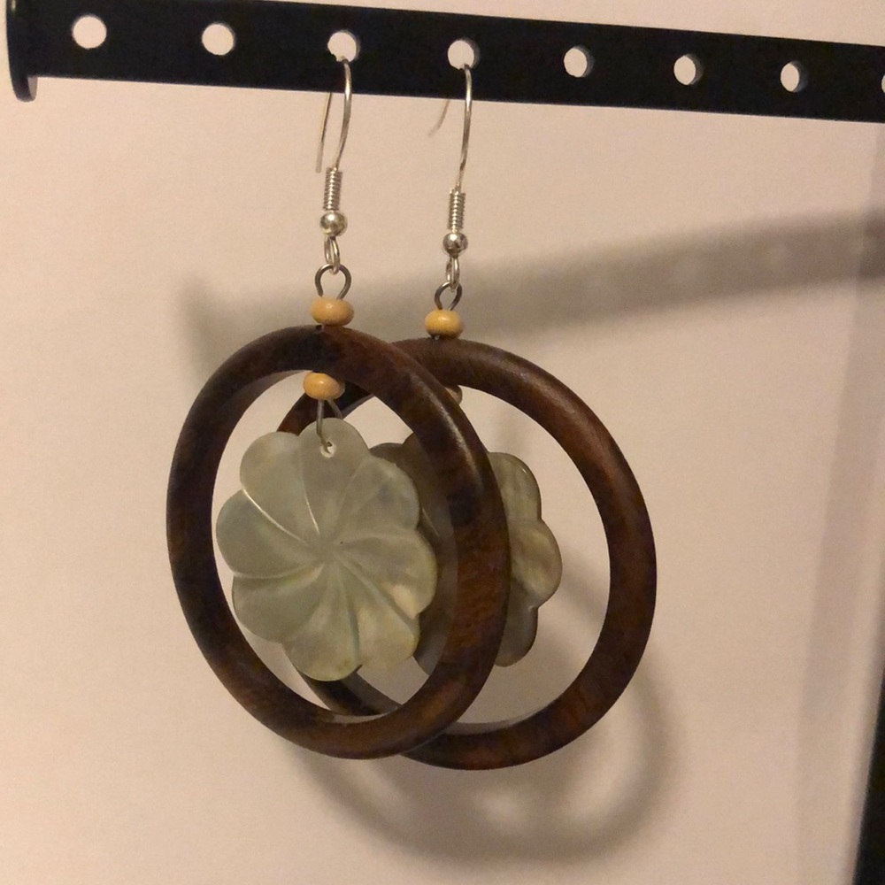 Never Worn Floral Earrings